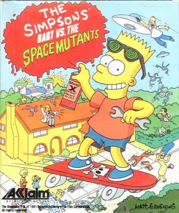 Simpsons, The - Bart vs. The Space Mutants_Disk2 box cover front